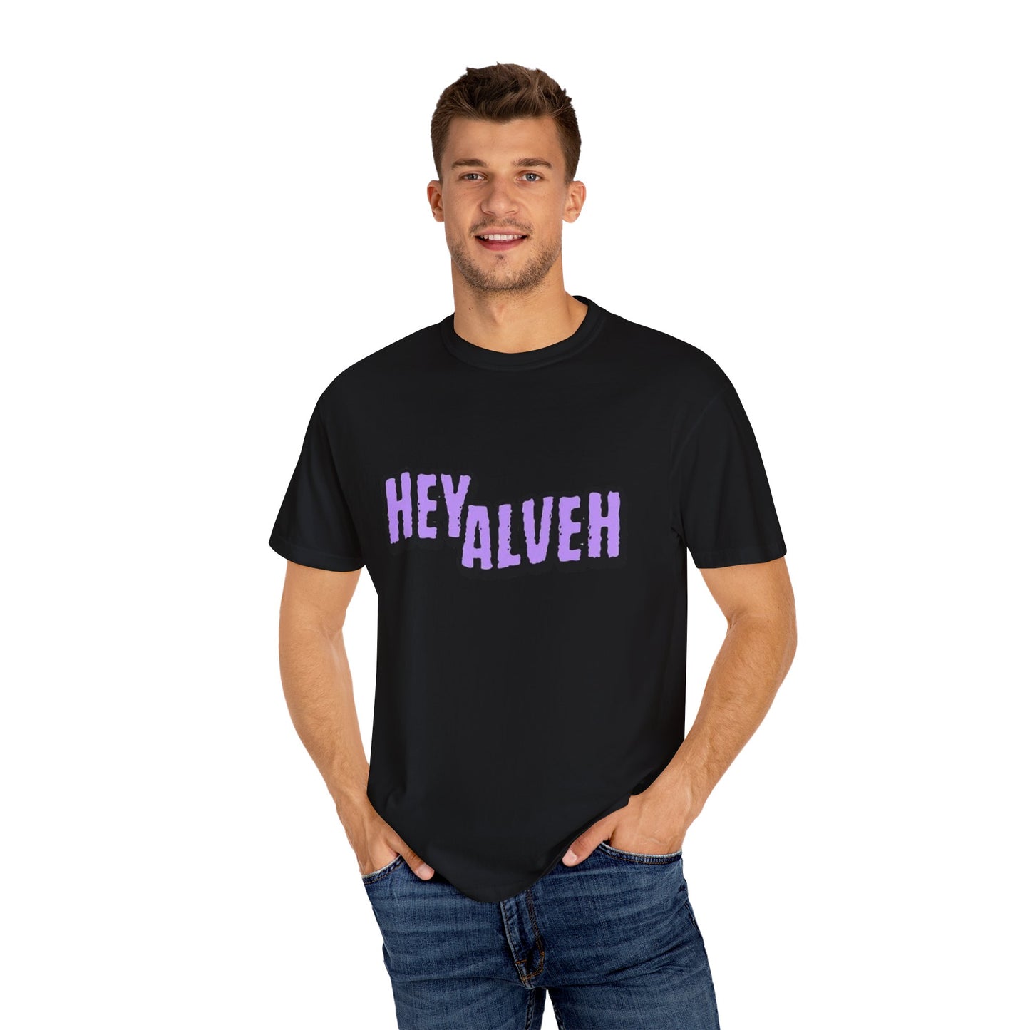 Hey Alveh Unisex Garment-Dyed T-shirt