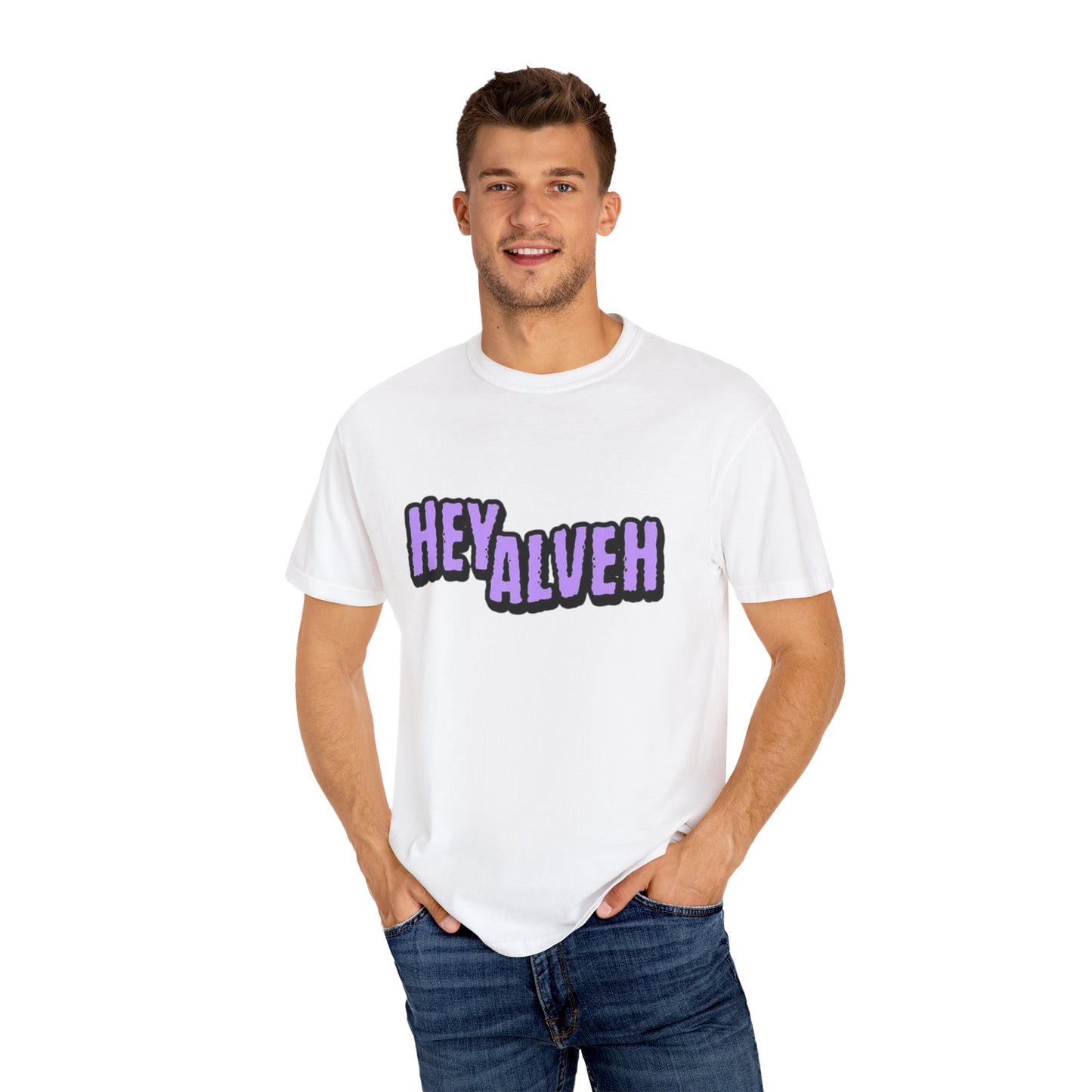 Hey Alveh Unisex Garment-Dyed T-shirt